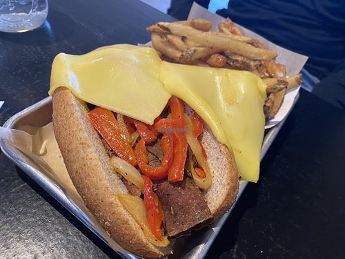 Philly Cheeze Steak at Leaf and Seed in Toledo