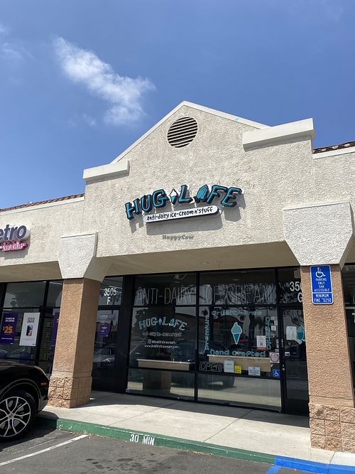 Upon Arrival to Fully Vegan Ice Cream Shop  at Hug Life in Orange