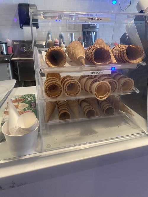 Cone Offerings (They Also Have Gluten-Free Cones)  at Hug Life in Orange