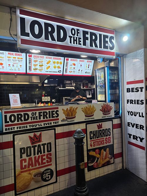  at Lord of the Fries - Flinders St Station in Melbourne