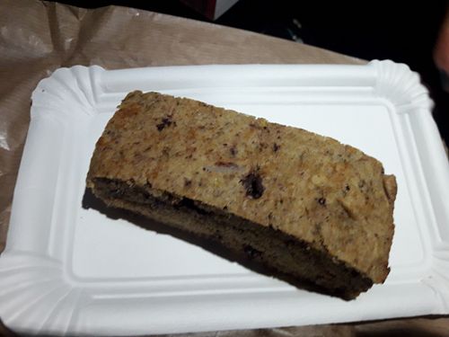 Bizcocho de banana y chocolate at Pumper in Pontevedra