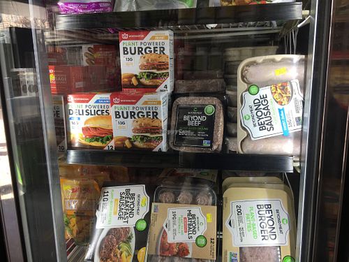 Some of the vegan items. They also have some items from Mah Wah. at Sano Health Food Center in New York City