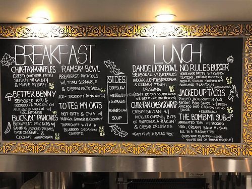 Menu!! at The Dandelion in Calgary