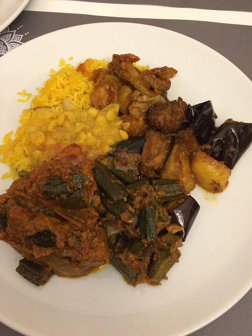 Vegan curry at Indikitchen in Bielefeld