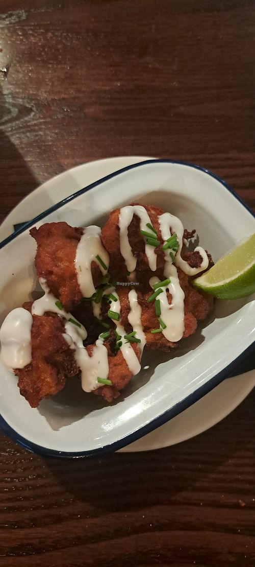 Cauliflower bites at The Jenny Burn in Glasgow
