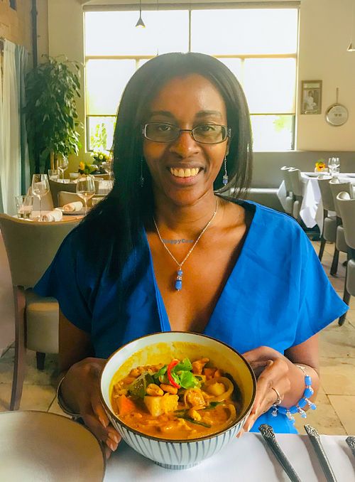 Massamum curry with tofu  at Nahm Thai in Alpharetta