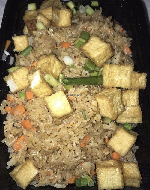 Thai Fried Rice no eggs  at EAT Thai Cafe in Bismarck