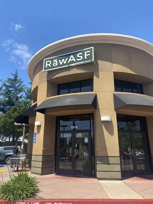Upon Arrival (inside a plaza with other businesses)  at Raw in Milpitas