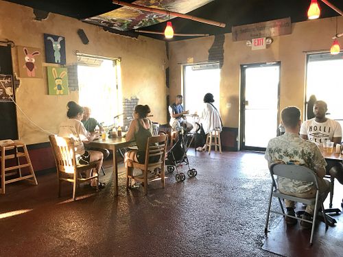 Inside  at Magic Vegan Cafe in Gulfport