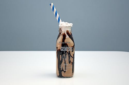 Guiness Punch Mylkshake at Genesis Plant Based Alchemy in North London