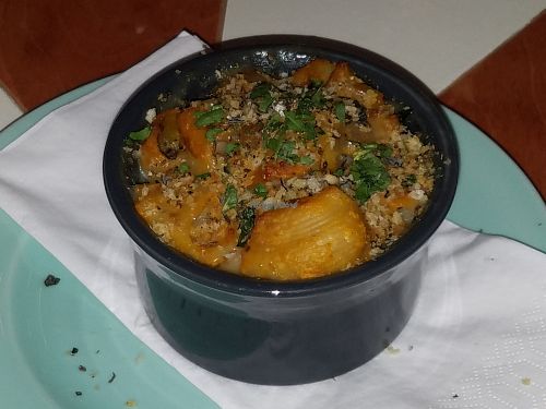 Mac and cheese at Genesis Plant Based Alchemy in North London