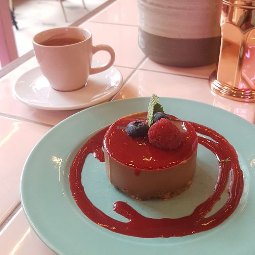 Dessert  at Genesis Plant Based Alchemy in North London