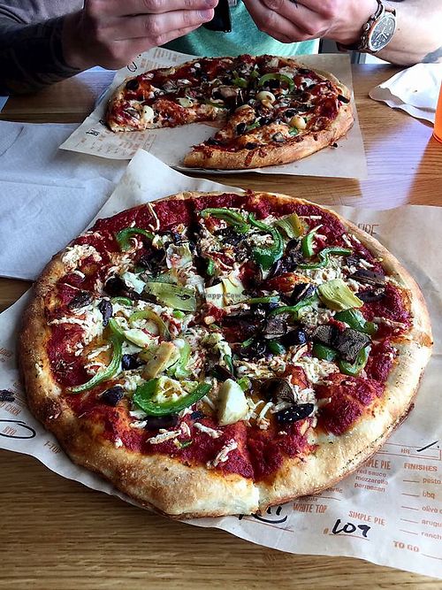 Build your own vegan pizza at Blaze Pizza - Brewery District in Edmonton