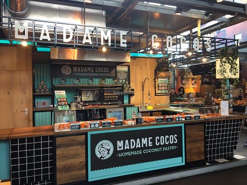 Counter at Madame Cocos - Market Hall in Rotterdam