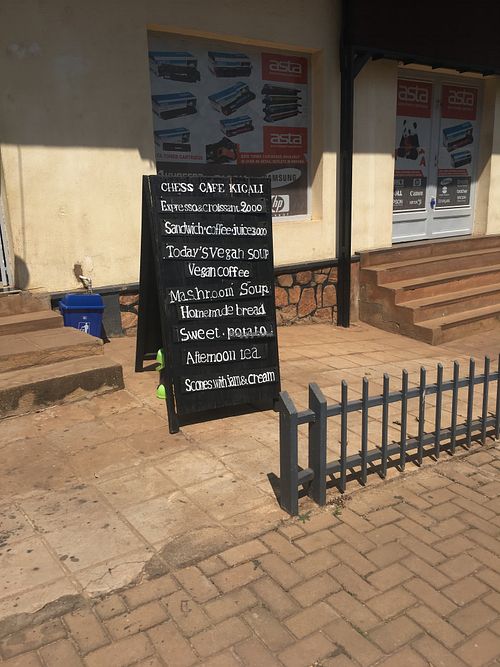 Exterior at Chess Cafe in Kigali