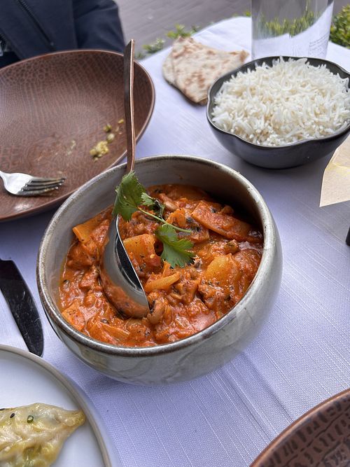 Nepalese black eyed bean and bamboo curry  at Ashoka in Amsterdam