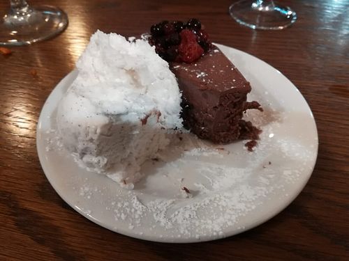 Fabulous dessert at Red Lion in Newburgh