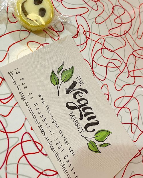 Vegan grocery items upstairs at American Dream Diner in Geneva