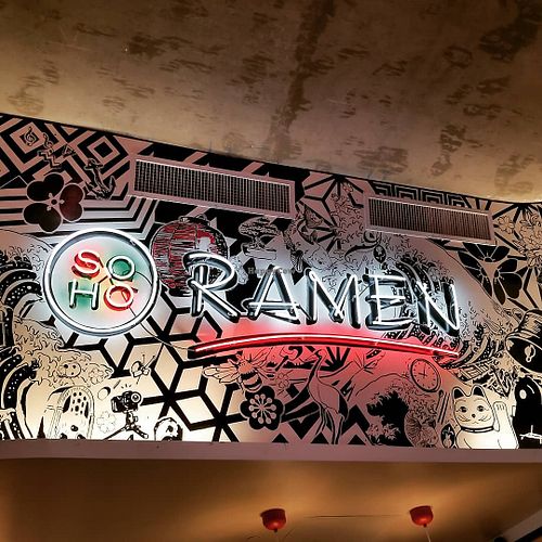 I love decor! at Soho Ramen  in Riverside