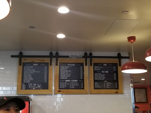 Their menu at Soho Ramen  in Riverside