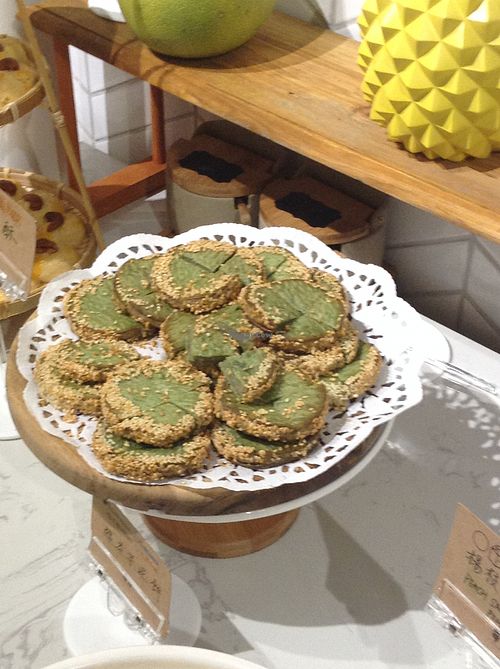 Matcha soft cookies. Lightly sweet, a little bit nutty. at Everyday in Hong Kong Island