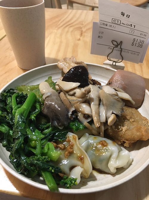 My first plate, less than half of one side of buffet at Everyday in Hong Kong Island