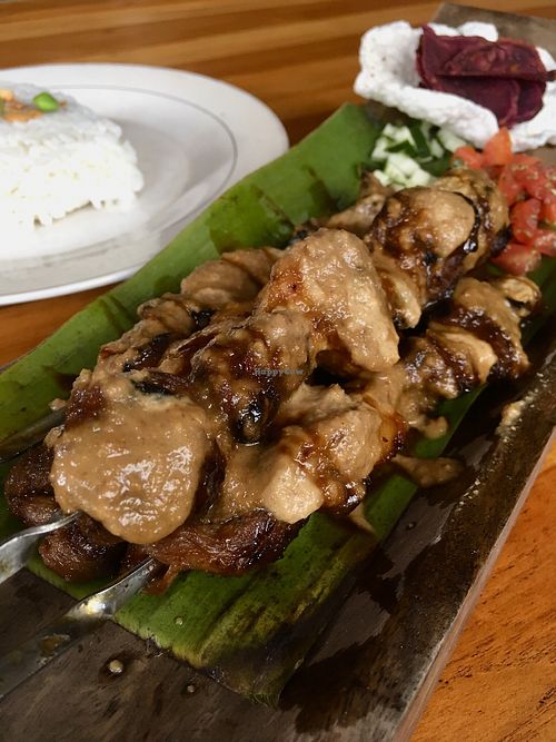 Killer satay at Ayo Vegan - Peliatan in Ubud