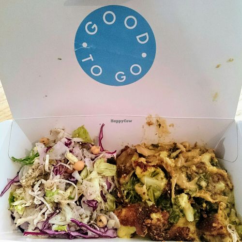 Creamy mushroom and cauliflower bake at Good To Go - The Bower in London