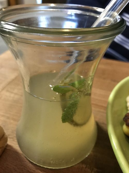Lime mint lemonade  at Pure Note in Dusseldorf