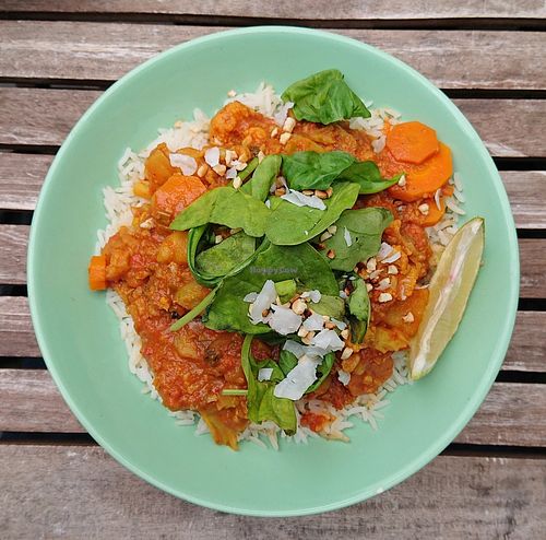 Cauliflower-curry at Pure Note in Dusseldorf