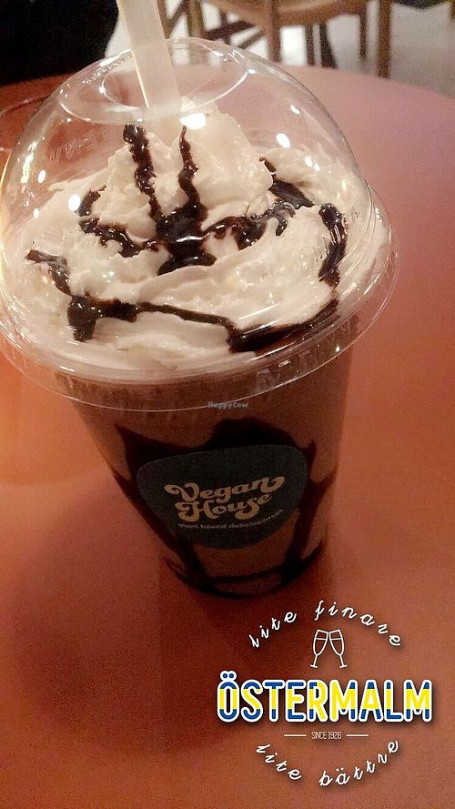Vegan milkshake at Vegan House in Stockholm