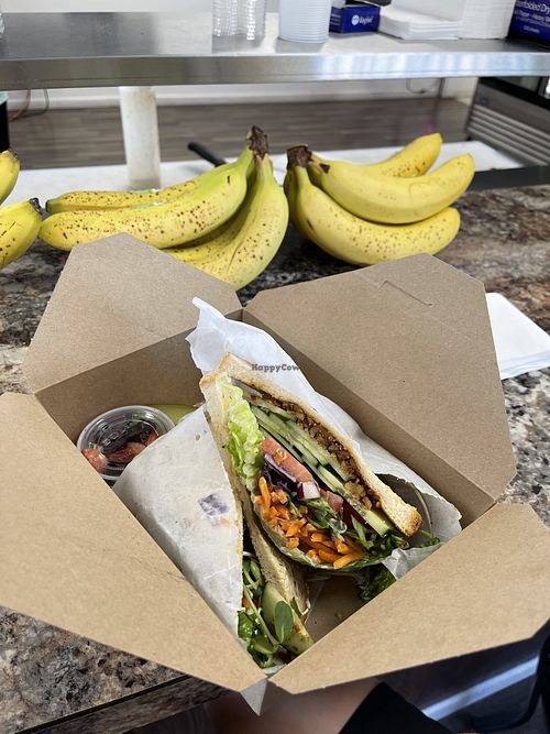 The Groovy Sandwich - soooo good!  at Vida Health Bar in Yakima