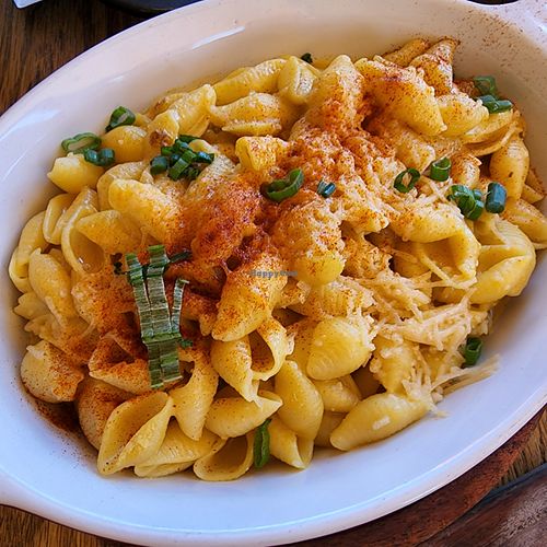 Vegan Mac n cheez at Dellepiane Sedona in Sedona