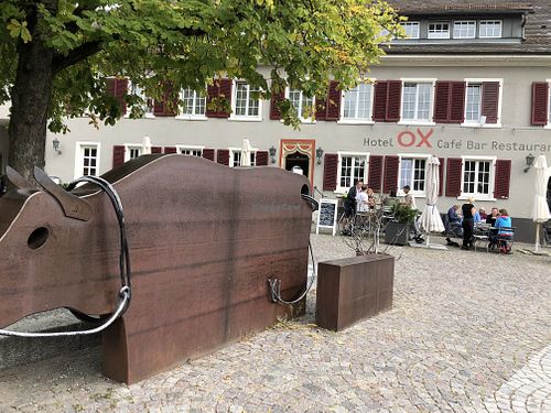 Outside  at Ox in Heitersheim