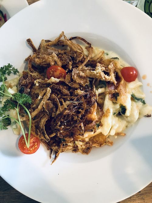 Vegetarian Spätzle  at Ox in Heitersheim