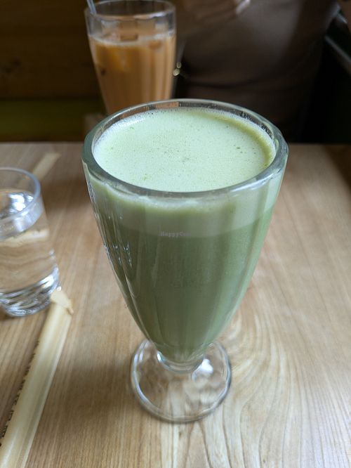 Kale and Banana Soymilk Smoothie at Puffin Cafe in Macau