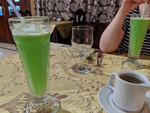 Lemon & Mint Juice at Snobs Restaurant in Luxor