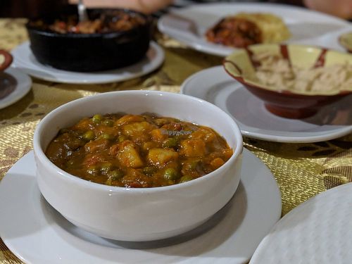 Vegetable Curry at Snobs Restaurant in Luxor