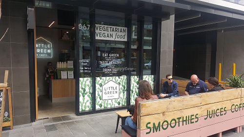 Outside at Little Green on Chapel in South Yarra