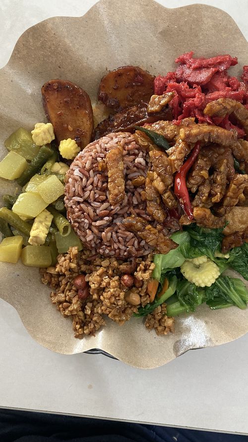 Plate 3  at Vegan House in Jakarta