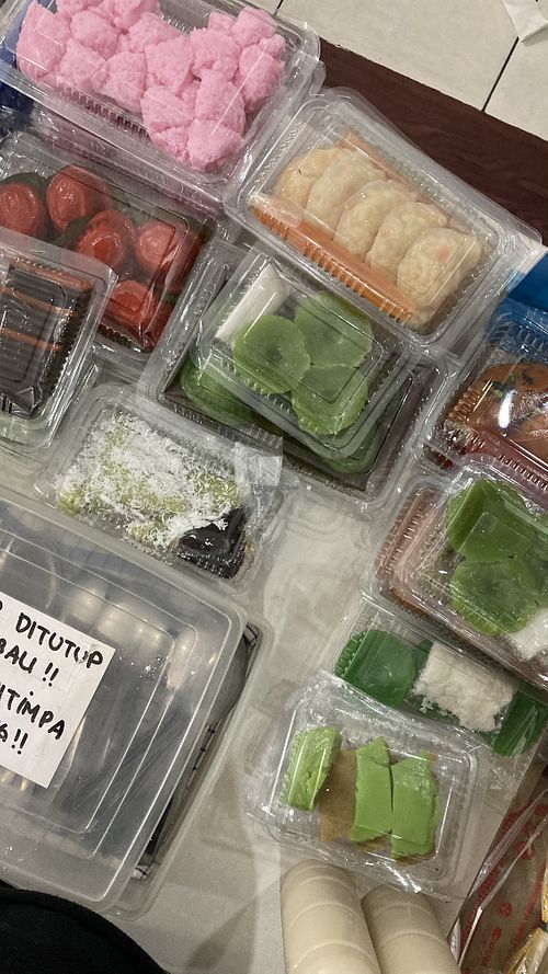 Sweet snacks  at Vegan House in Jakarta