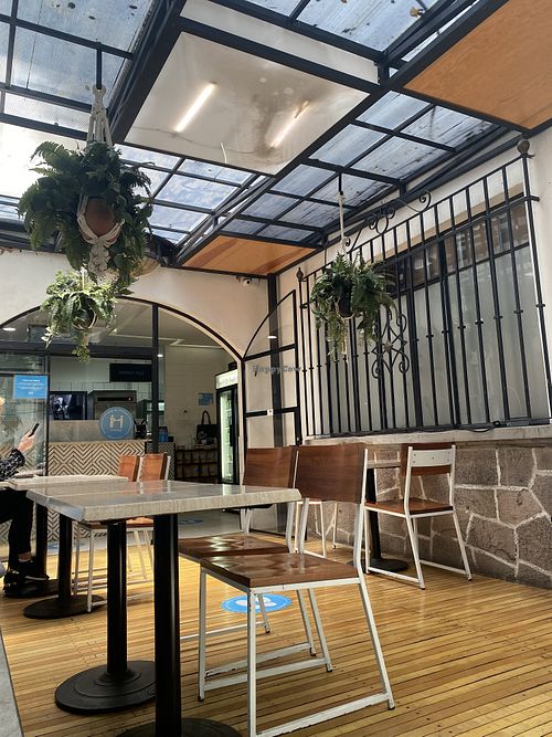 Ample Covered Outdoor Seating Area  at Mora Mora - Polanco in Mexico City