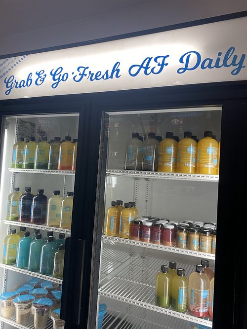 Fresh AF Grab & Go Section  at Mora Mora - Polanco in Mexico City