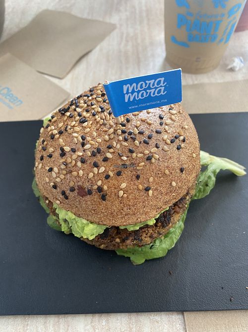 Avocado Burger  at Mora Mora - Polanco in Mexico City