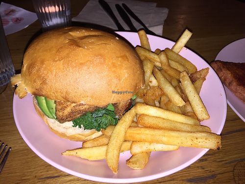 KFC burger at Good Love in St Kilda