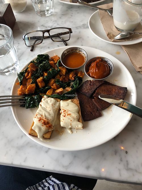 Breakfast platter - wow!  at L'Eau de Vie in Baltimore