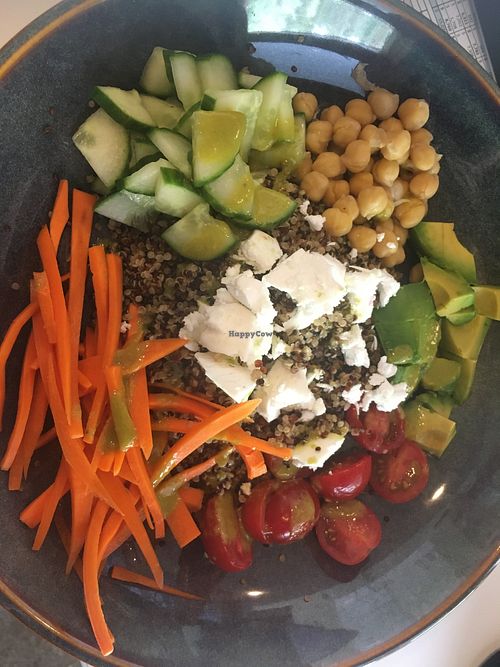 Quinoa power bowl at The Juniper Bistro in Banff