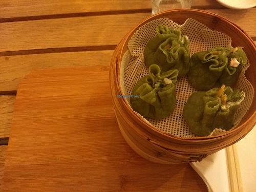 Vegan dumplings at Chez Ann in Paris