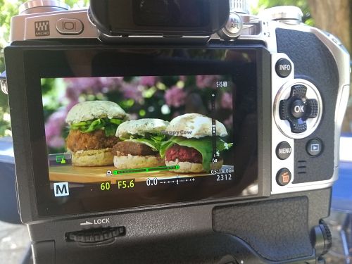 Pics of their vegan burgers at Des graines et du carton in Toulouse