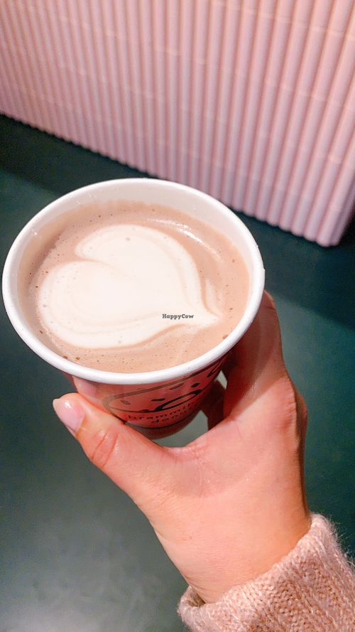 hot chocolate at Brammibal's Donuts - Potsdamer Platz in Berlin
